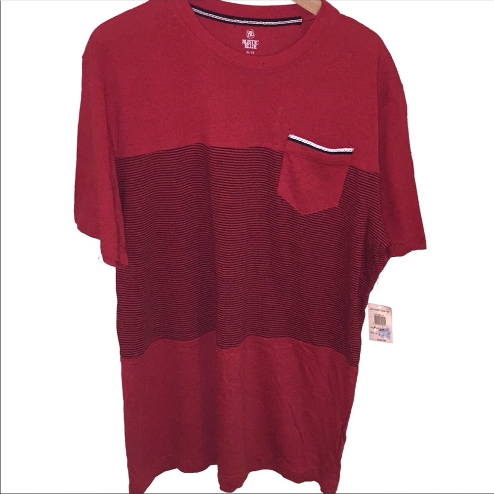Rustic Blue Pocket Tee
